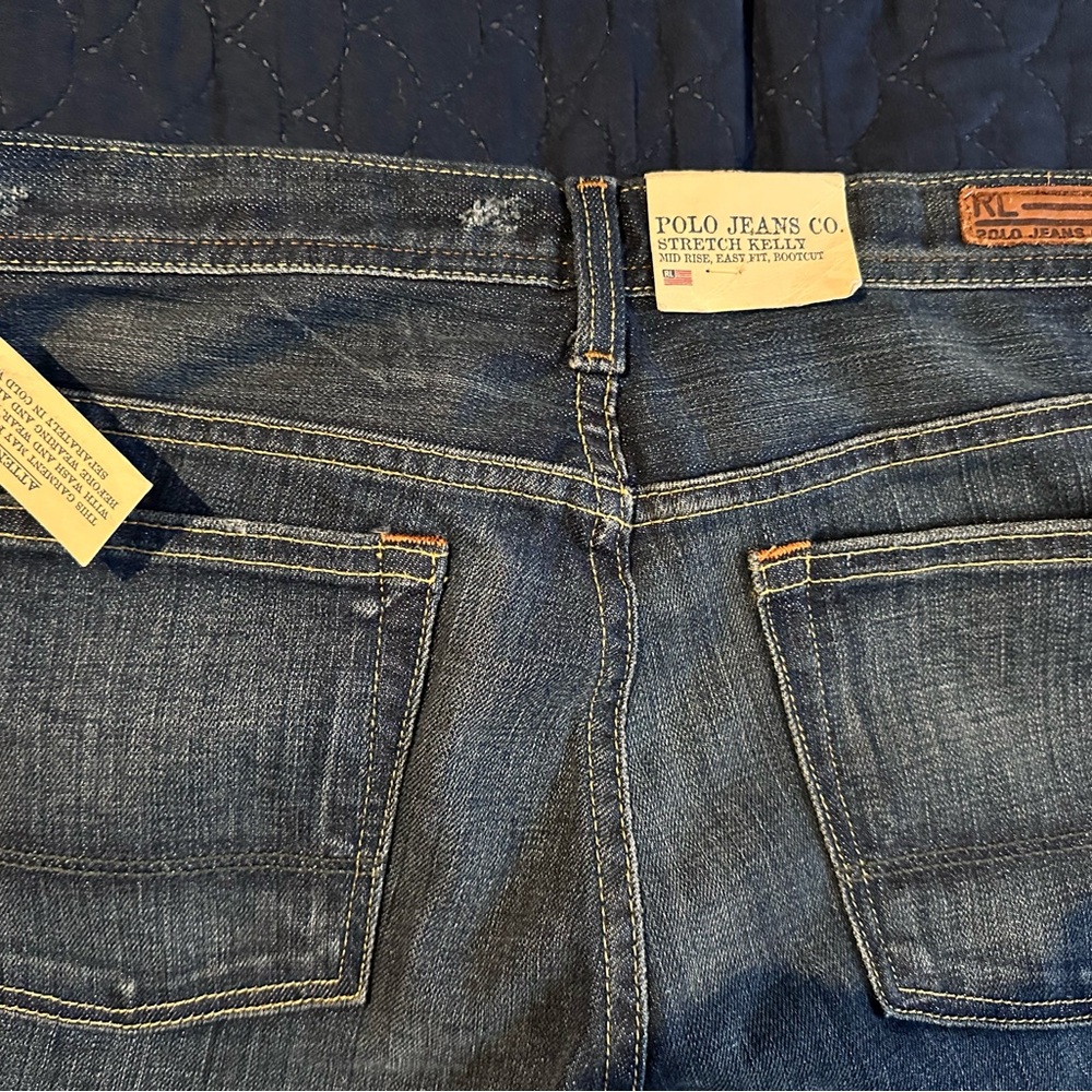 Womens Fit Polo by Ralph Lauren 
Dark Indigo Great Jeans!!